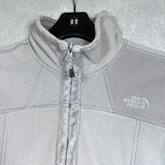 The North Face Jacket Womens Medium Gray Coat Never Stop Exploring Fleece Lined - Picture 2 of 12